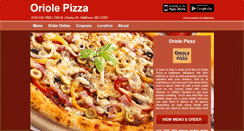 Desktop Screenshot of oriolepizza.com